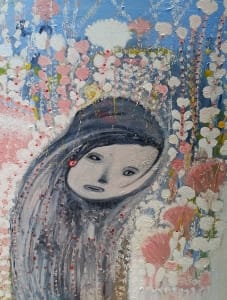 Girl Behind the Curtain by Made Danti Coblyn