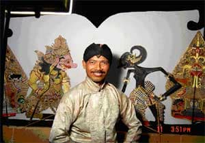 Indonesian Shadow Puppet Master Sumardi