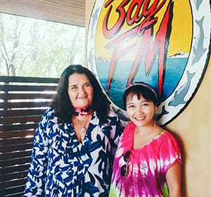 Judy and Shinta BayFM